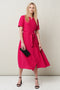 Image 1 of Stylish linen dress features breathable fabric to keep you cool Suri from Baltic Linen